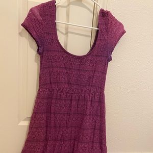 Purple summer dress